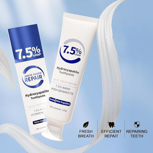 MIANQIONGFENG 3 7.5% Pcs Hydroxyapatite Toothpastes for Enamel Protection and Tooth Strengthening, Stain Removal