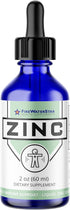 FWS Liquid Zinc Supplement for Men, Women, Kids, Organic Non-GMO Vegan, 30 Day Supply, 2 oz