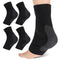 Hpmjz 2 Pcs Achilles Tendon Heel Protector Compression Padded Sleeve Socks Premium Gel