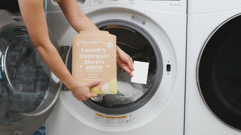 Laundry Detergent Sheets - 36 Sheets (up to 72 Loads), Fresh Linen Scent, Eco-Friendly