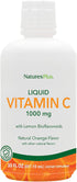 Natures Plus Vitamin C 1000 Mg Liquid Orange, 30 Fl Oz for Immune Support