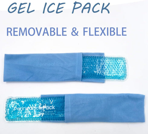Reusable Perineal Ice Packs for Postpartum Pain Relief, Hot & Cold Pack for Women After Pregnancy, 2 Ice Packs