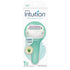 Schick Intuition Razors for Women with Sensitive Skin, 1 Razor & 2 Intuition Razor Blades Refill with Organic Aloe