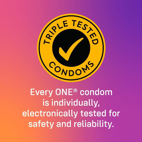 Pack 10 Count ONE Ultra Feel Latex Condom and Lubricant Combo with Silver Pocket Case