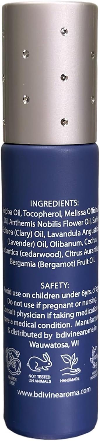 Set- (3PK) 10mls) Essential Oil Roll-On Gift Choose from Sleep, Focus, Stress Relief, Vitality and Head Ease Roll on