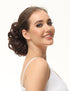 Yamel Messy Bun Scrunchie Hairpiece, Updo Curly Bun Extension Combs for Women (Ash Brown to Bleach Blonde)
