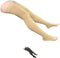 HealthyNees Thigh Open Toe 20-30 mmHg Compression Knee High Wide Calf Leg Socks
