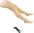HealthyNees Thigh Open Toe 20-30 mmHg Compression Knee High Wide Calf Leg Socks