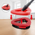 2 Pack Scrub Brush Floor Brush Head, Compatible with Spin Mop, Stiff Bristle Cleaning Brush for Bathroom, Kitchen