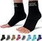 SB SOX Ankle Compression Sleeve, Plantar Fasciitis Compression Socks for Heel Pain Relief (Solid Black)