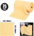 Microfiber Cleaning Cloths Roll 75 Pack 11.8" x 11.8" Lint Free Quick Dry Ultra Absorbent Scratch Free Tear Away Towels Reusable Rags kitchens Home (Orange) by SOOWASH