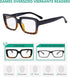 Eyekepper 4 Pack Ladies Reading Glasses - Stylish Oversized Square Readers for Women