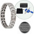 Pure Titanium Magnetic Bracelet - Elegant Pain Relief Jewelry with 48 Magnets, 3.8 Oz