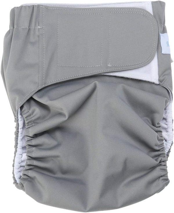 Milisten Adult Cloth Diaper, Washable Elastic Adjustable Reusable Nappy for Incontinence, Size L (Random Color)