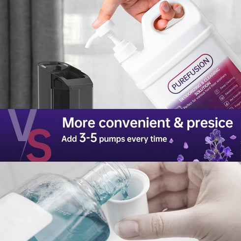 S3 S5 S6 S7 2L/67.6 Oz PUREFUSION Floor Cleaning Solution Compatible With Tineco, Deep Cleans for Multiple Hard Floors