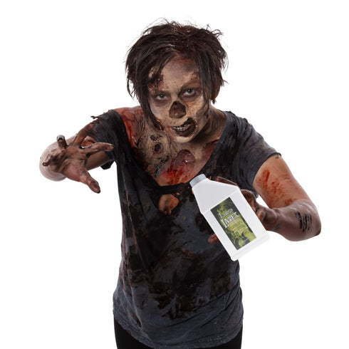 Liquid Latex for Special Effects, 16 Oz Each, Skin-Safe, Dries Clear, Easy Application, 2 Pack Set