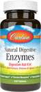 Carlson Natural Digestive Enzymes, Digestive Aid #34 with Protease, Amylase & Lipase, 100 Tablets