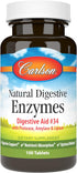 Carlson Natural Digestive Enzymes, Digestive Aid #34 with Protease, Amylase & Lipase, 100 Tablets