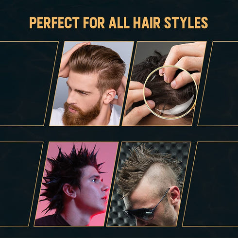 Woody's Wood Glue Extreme Styling Gel for Men - 4 oz, Intense Hold, Quick-drying, Suitable for All Hair Types