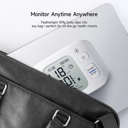 yuwell Smart Wrist Blood Pressure Monitor with Bluetooth | Medical Grade, BP Machine for Home Use | Ultra Light Weight