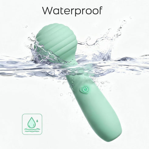 JYCRYP Manual Travel Massager, Cordless Handheld Mini Massage Tool (Green)