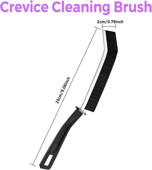 OPDKMEW Set, 3 Pack Crevice Scrub Brush Durable Hard Bristle Cleaning Brushes for Narrow Gaps, Corners and Edges