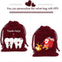 HRX Package Mini Velvet Gift Bag with Drawstring, 20PCS Burgundy Red Velvet Jewelry Pouches