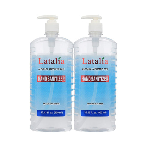 Latalia Hand Sanitizer - Pack off 2 Travel Hand Sanitizers - Unscented