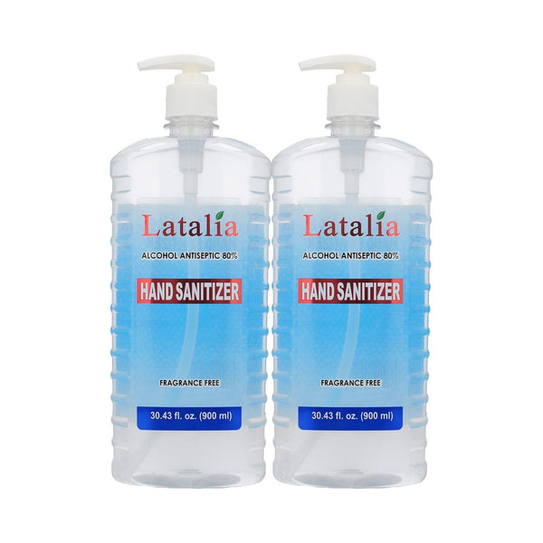Latalia Hand Sanitizer - Pack off 2 Travel Hand Sanitizers - Unscented