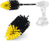 Prozwee 2PACK Tile Corner Drill Brush Set,with Extend Bar Which can Hold and