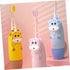 VICASKY Toothbrush with Frequency USB Charging Non Slip Ergonomic Handle Cartoon for Teeth Nursing Includes Replacement