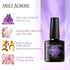 MEET ACROSS Cat Eye Gel Nail Polish Set, 6 Colors Color Changing Gel Polish Kit, 8ml Bottle Gift Box