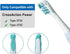 Dual-Action Electric Replacement Toothbrush Heads, 16 Pcs - Fit for Models 3733 4732 4734, Efficient Cleaning
