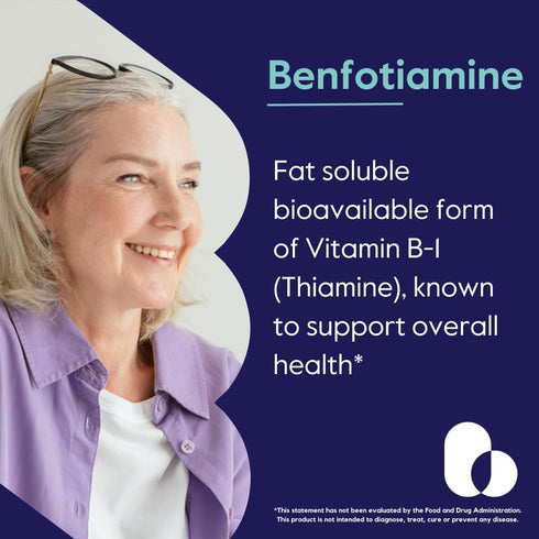 BESTVITE Benfotiamine 300mg - 240 Vegetarian Capsules, No Stearates, Vegan, Non-GMO, Gluten-Free