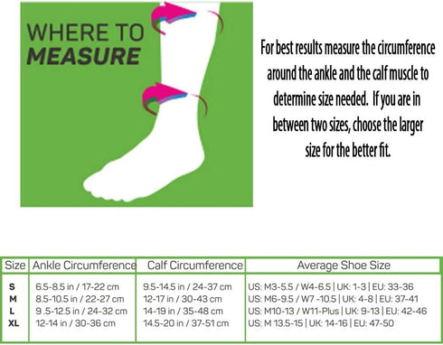 OS1st CS6 Compression Leg Sleeves (Two Sleeves) Relieve shin splints, Reduce Muscle Cramps, Improve Circulation