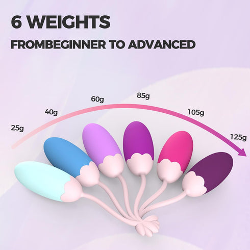 HONG KONG LANLI TECHNOLOGY CO., LIMITED Set 6 FENHUA Kegel Exercise SystemPelvic Floor Strengthening- of Premium