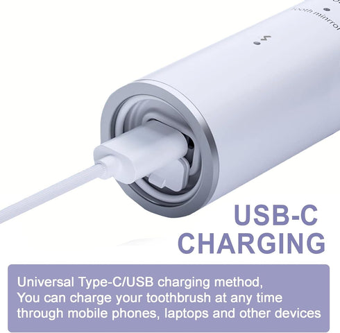 MISTYFRESH 6 Sonic Electronic Toothbrush with Modes and Smart Timer Perfect for Men and Women Clean Teeth and Gums
