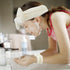6 PCS Spa Headband with Wrist Washband Face Wash Set, Beige