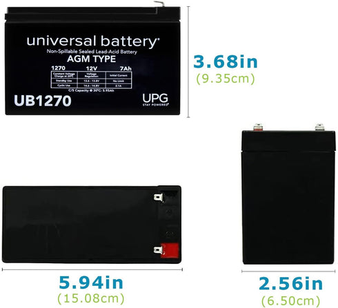 UPG 12V 7AH SLA Battery - Reliable Power Source