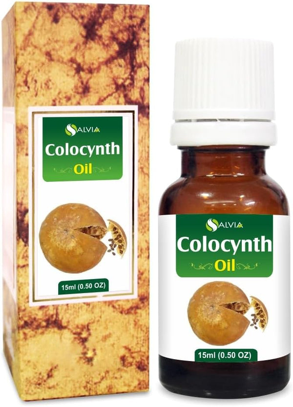 Salvia Colocynth Oil | Pure Natural Cold-Pressed Oil for Hair Thickening & Scalp Health - 15 ML