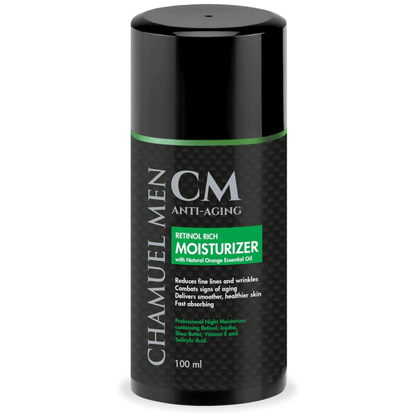 Men Daily Face Cream with 2.5% Retinol - Anti-Aging Moisturizer for Fine Lines, Dark Spots, and Wrinkles