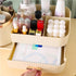 Makeup Organizer Countertop with Drawers, 360 Rotating Brush Holder, Large Capacity Skincare Organizer