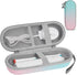 PISIWER Toothbrush Travel Case For Electric Toothbrush, Hard Protective Storage Bags(Milk Grey)