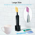 V-TOP Silicone Toothbrush Case Covers, 12 Pack for Travel and Home Tooth Brush Covering