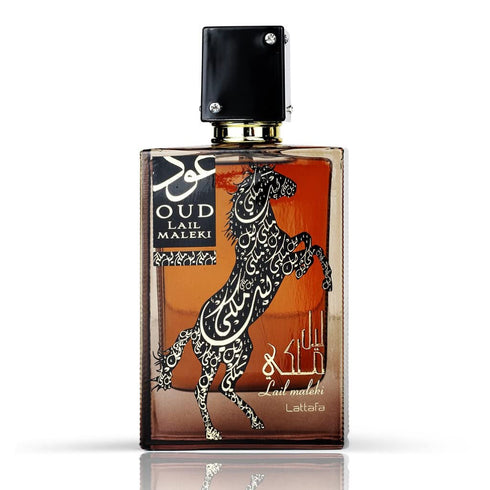 Lattafa Perfumes Oud Lail Maleki Eau de Parfum Spray 3.4 Ounce (Unisex)