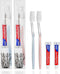100 pcs Disposable Toothbrushes with 10g Toothpaste, Individually Wrapped Bulk Toothbrushes for Homeless, Airbnb, Hotel