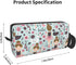 YISHOW Adorable Ballet Dancer Makeup Bag - Travel Cosmetic Toiletry Organizer Case for Women