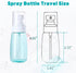 Spray Bottle Travel, 2OZ /60ML Fine Mist Spray Bottles, 3PCS Mini Plastic Containers for Hairspray and Cosmetic Perfume