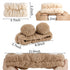 AHONEY Spa Bear Ears Headband, Cute Makeup Skincare Headbands and Wristband Set for Washing Face, Elastic Fluffy