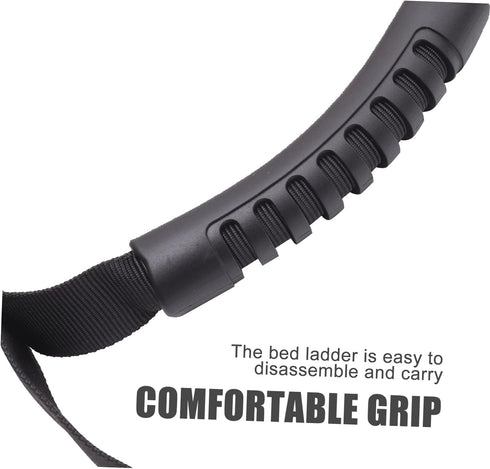 Holibanna Seniors Bed Ladder Adjustable Assist Belt Easy to Install Pull up Strap for Elderly Disabled and Individuals